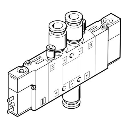Festo Solenoid Valve CPE14-M1BH-5JS-QS-8 CPE14-M1BH-5JS-QS-8